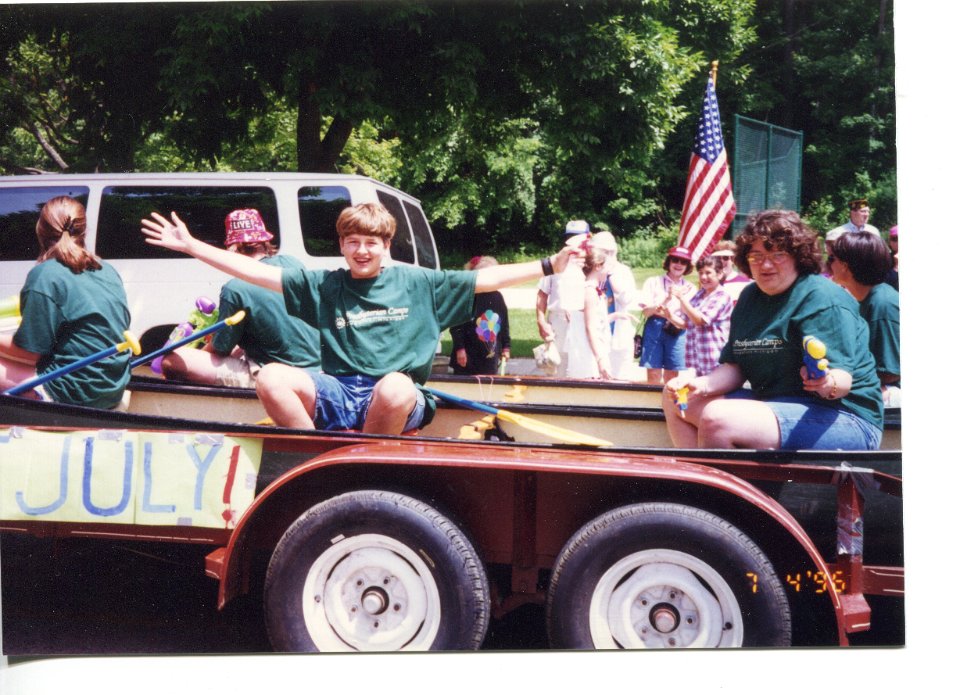 1996 4th Parade - Presbyterian Camp vehicles -7